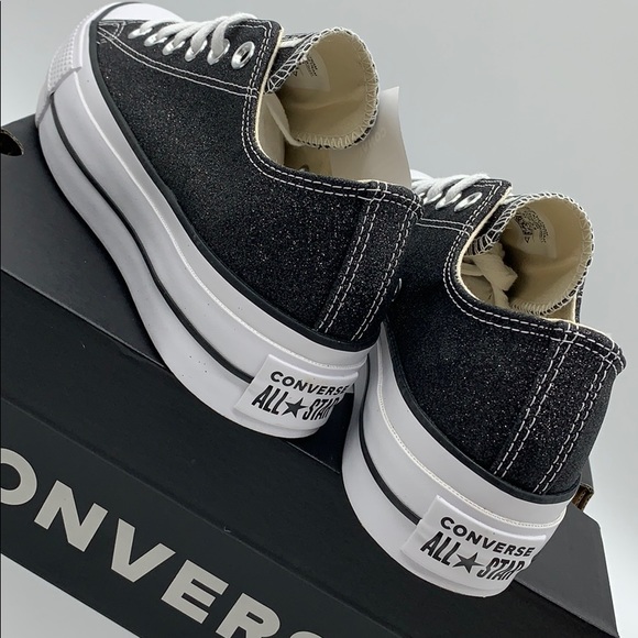 CONVERSE CTAS LIFT OX PLATFORM black/white/black - Picture 12 of 16